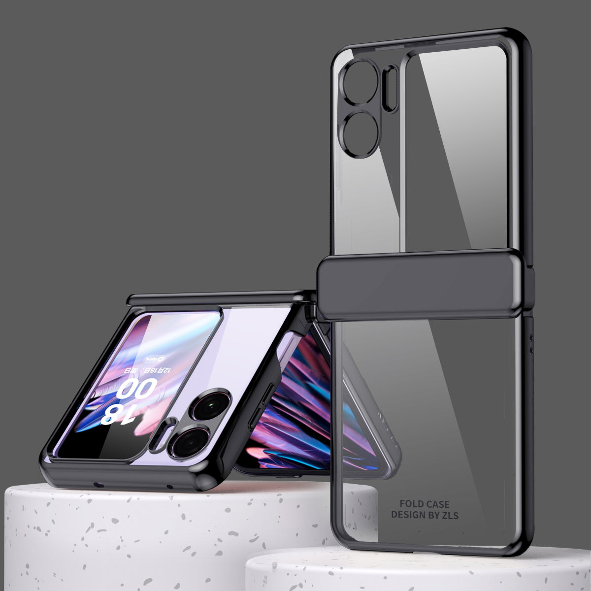 For Oppo Find N2 Flip 5G Hard PC Phone Case Magnetic Hinge Protective Cover with Small Screen Protector For Oppo Find N2 Flip 5G Hard PC Phone Case Magnetic Hinge Protective Cover with Small Screen Protector
